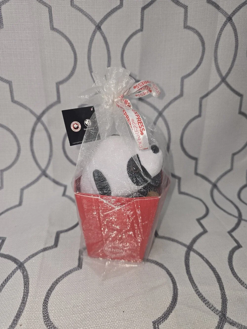 Panda Express Pei Pei Panda Bear Plush Stuffed Animal 25 Years Anniversary Rare